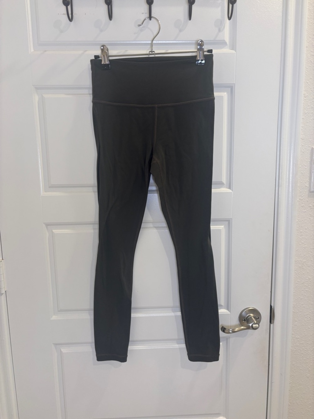 Athleta Elation 7/8 Tight XS Olive Green High Rise Leggings PowerVita